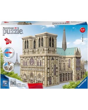 NOTRE DAME PUZZLE 3D BUILDING MAXI 324 PEZZI - RAVENSBURGER 12523