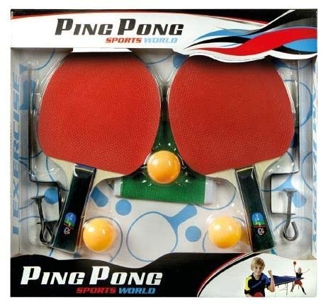 SET PING PONG CON RETE RACCHETTE PING PONG E PALLINE - 43516
